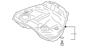 Subaru b9 Tribeca fuel tank