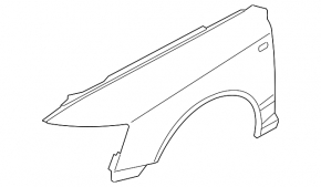 Front right wing Audi A6 06-08