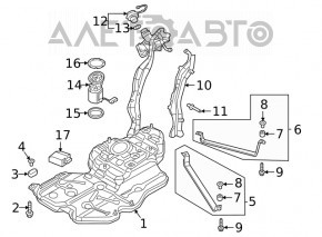 Fuel filler cap VW Passat 20-22