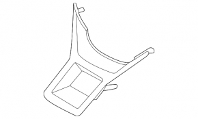 Lower steering wheel trim for Kia K5 21-24 chrome
