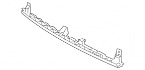 Front bumper central mount for VW Golf 15-17