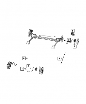 ABS sensor front left Dodge Grand Caravan 11-20