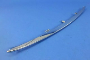 Chrysler 200 rear bumper molding 15-17 chrome for 2 pipes, broken fastening, crack, scratch
