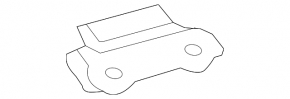 Left tailgate hinge for Lexus RX300 RX330 RX350 RX400h 04-09