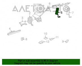 Lexus RX350 RX450h 10-15 front left seat airbag