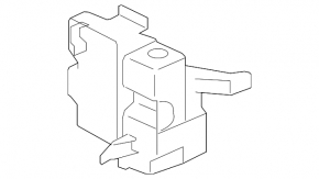 Mitsubishi Outlander Sport ASX 10-15 prerest washer reservoir with neck and lid