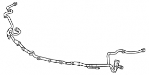 Chevrolet Volt 16 rear bumper wiring for parking sensors