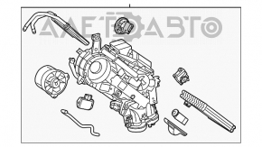 Rear heater assembly for Toyota Highlander 2014-2019