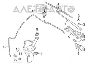 Washer reservoir Hyundai Elantra UD 11-13 prerest