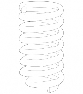 Front left spring Mercedes W167 GLE 350 450 20-23 stiffness white, green