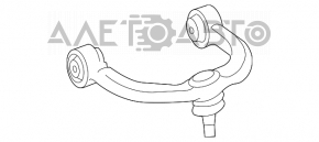 Upper front right control arm Mercedes W164 ML X164 GL W251 R