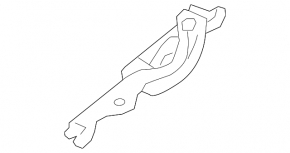 Left hood hinge for Mazda CX-3 16-21