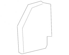 Right ventilation shield for Ford Transit Connect MK2 13-23