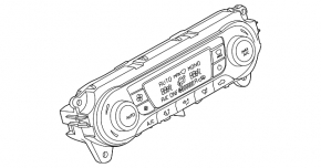 Climate control Ford Focus mk3 15-18 rest, auto with heating