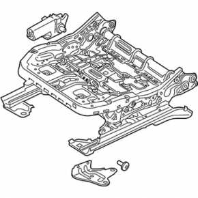 Ford Mustang mk6 18 driver's seat lower cushion adjustment motor - rear