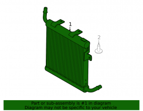 Land Rover Range Rover Velar 18-25 2.0 Water Cooling Radiator