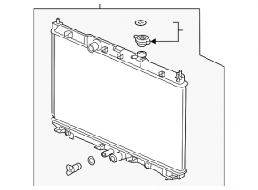 Radiator cooling water Honda Clarity 18-21 usa