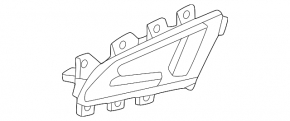 Inner door handle, front right, Chevrolet Equinox EV 24-26