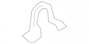 Bracket for the inner panel of the rear right wing apron Lexus NX200t NX300 NX300h 15-21
