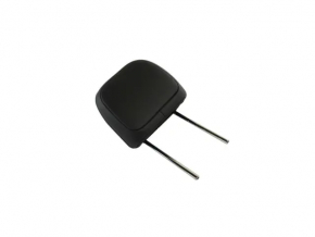 Headrest rear left Jeep Compass 17- leather black dent