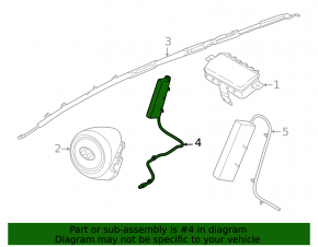 Hyundai Tucson 22-25 driver's seat airbag