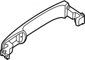 Door handle outer front left Infiniti FX35 FX45 03-08