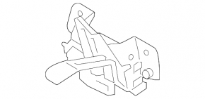 Hood lock Kia Forte 4d 17-18 rest, with sensor