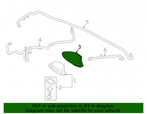 Toyota Grand Highlander 24-26 fin antenna housing