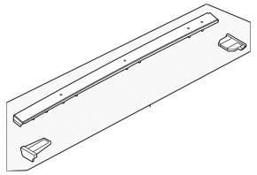 Left roof trim for Kia EV6 22-24 for panoramic windows