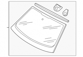 Windshield Audi Q3 8U 15-18