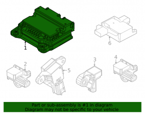 Kia EV6 22-24 SRS Airbag Computer Module