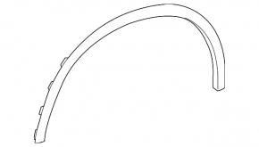 Front right fender arch trim Mercedes GLC-class X254 23-25