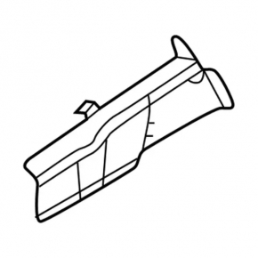 Seal wing hood-wing left Ford Flex 09-19