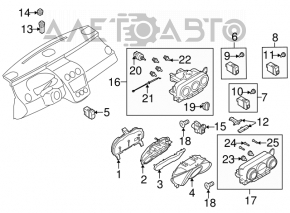 Mazda CX-7 06-12 light sensor