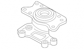 Left engine mount for Ford Edge 19-24 2.7T