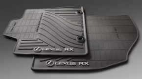 Set of floor mats for Lexus RX350 RX450H 13-15 rubber black