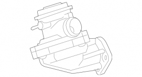 Mercedes W211 E550 Exhaust Gas Recirculation Valve