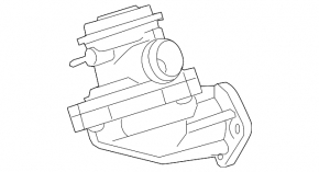 Mercedes W211 E550 Exhaust Gas Recirculation Valve