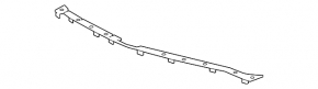 Front bumper trim right Chevrolet Malibu 13-15