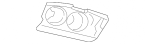 Front bumper mount left Chevrolet Impala 14-20