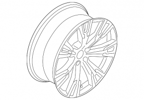 Wheel disk R22 x 9.5J BMW X7 G07 19- style 756