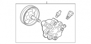 Power steering pump Toyota Avalon 05-12