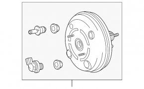 Lexus RX350 16-22 Vacuum Booster