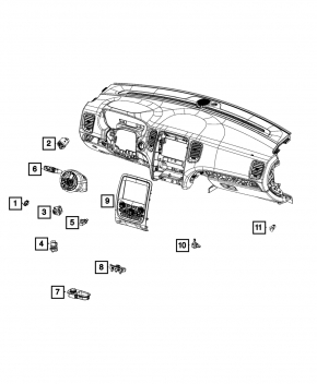 Adjusting the backlight level Dodge Durango 11-