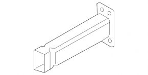 Left side member fang Audi Q7 16-25