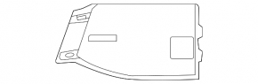 Right front bumper grille cap for Audi Q7 20-24