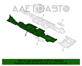 Bottom protection left Chrysler 300 11-14