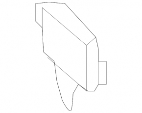 Front Bumper Tow Hook Cap Honda HR-V 16-18