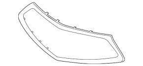 2019-24 Acura RDX Grille Frame, Without A-Spec Pack