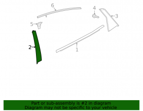 Door trim side rear right Honda Insight 19-22 front